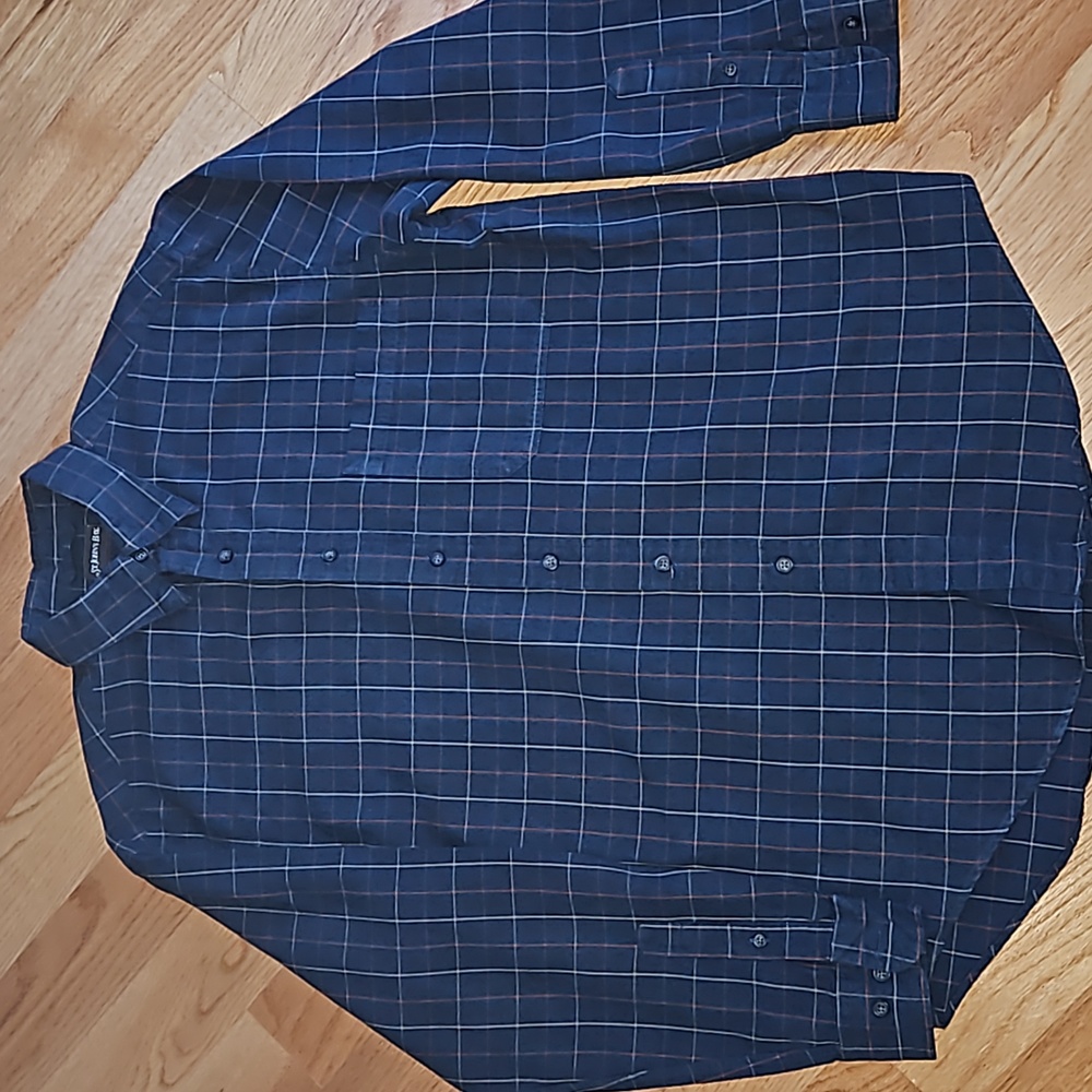 Men's long sleeve casual dress shirt